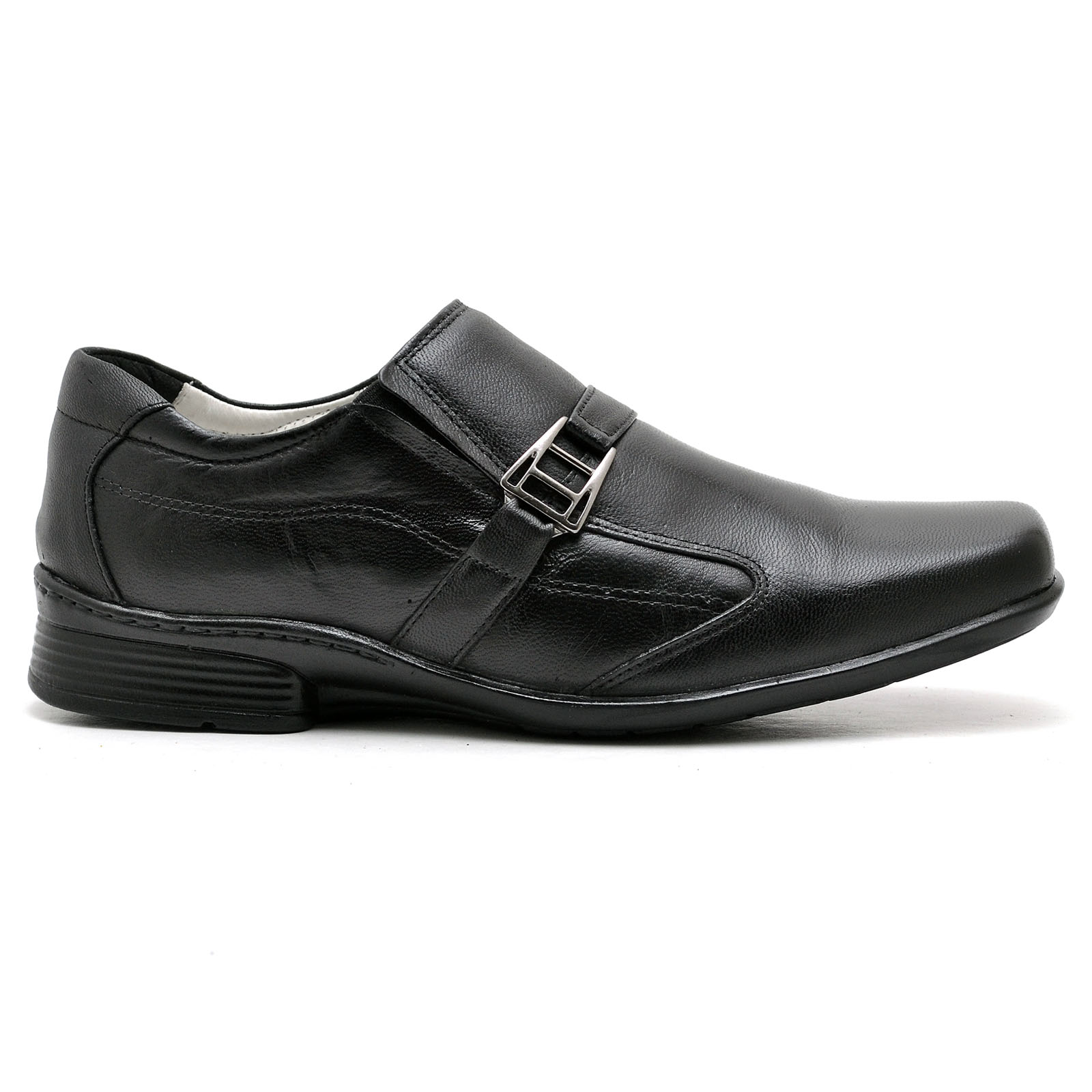 Sapato Casual Conforto Couro Preto (RT002WMSTPTO)