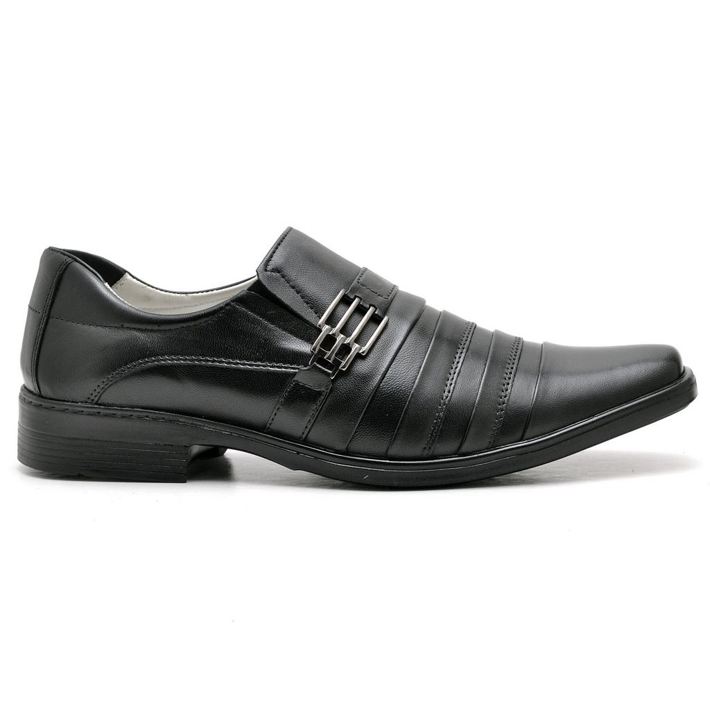 Sapato Conforto Couro Masculino  010 (RT0010MSTPTO)