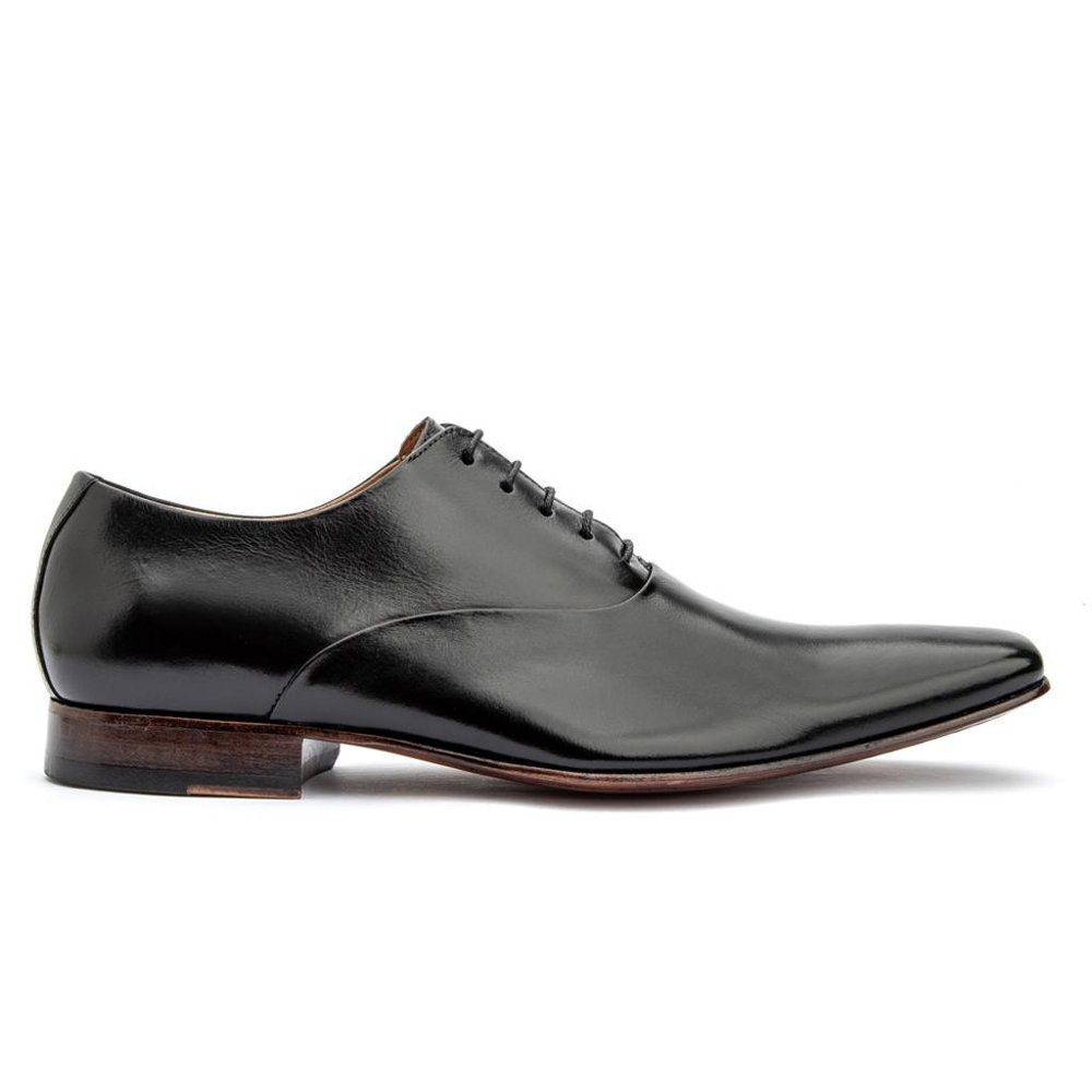 Sapato Oxford Masculino Solado De Couro Cromo Argentino Preto (GIB327CRMPTO)
