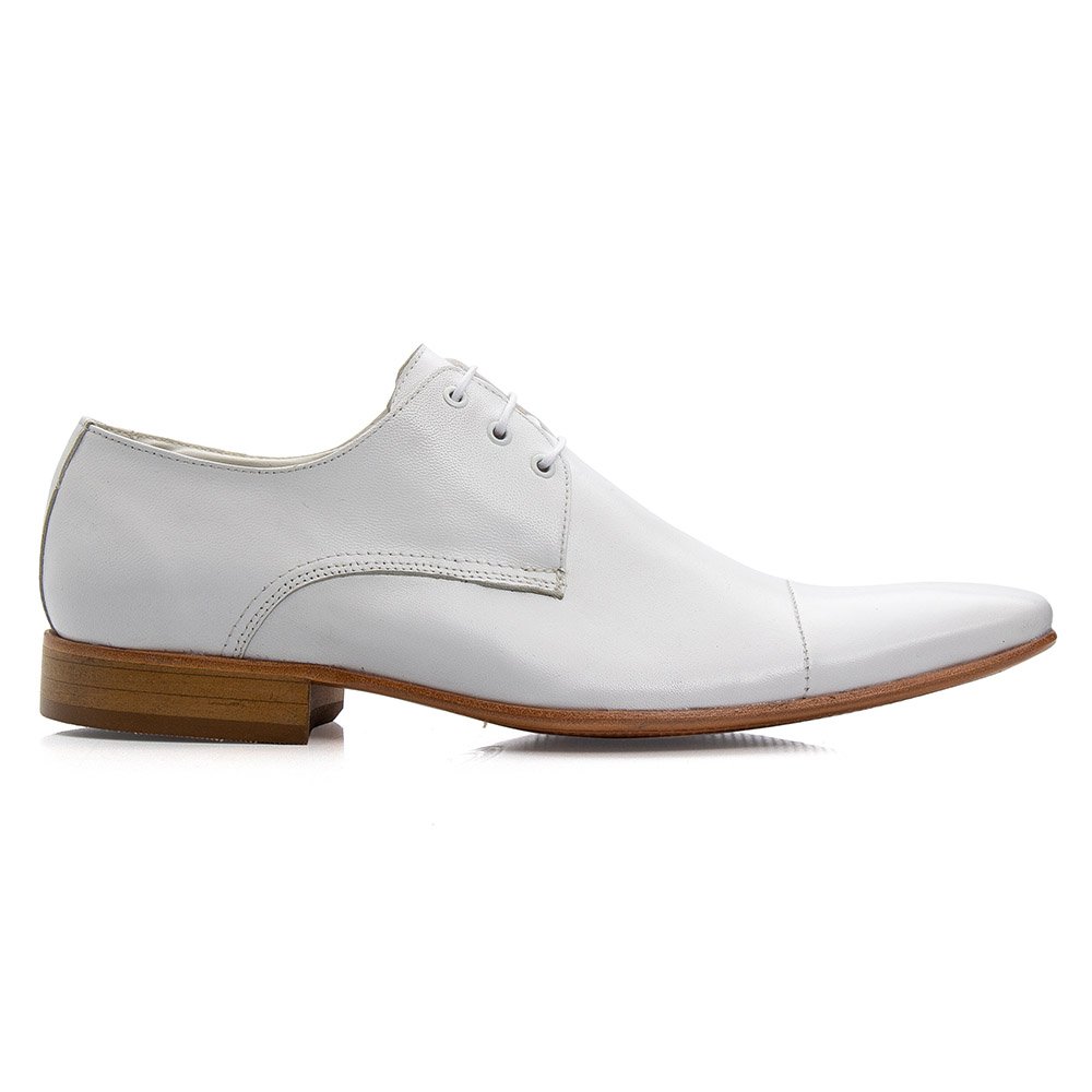 Sapato Social Masculino Sola de Couro Branco (GIB307CRMBCO)