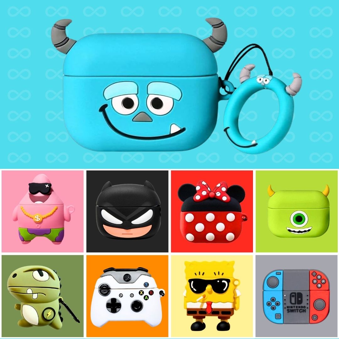 Capa Silicone Personagens para AirPods Pro (2978)