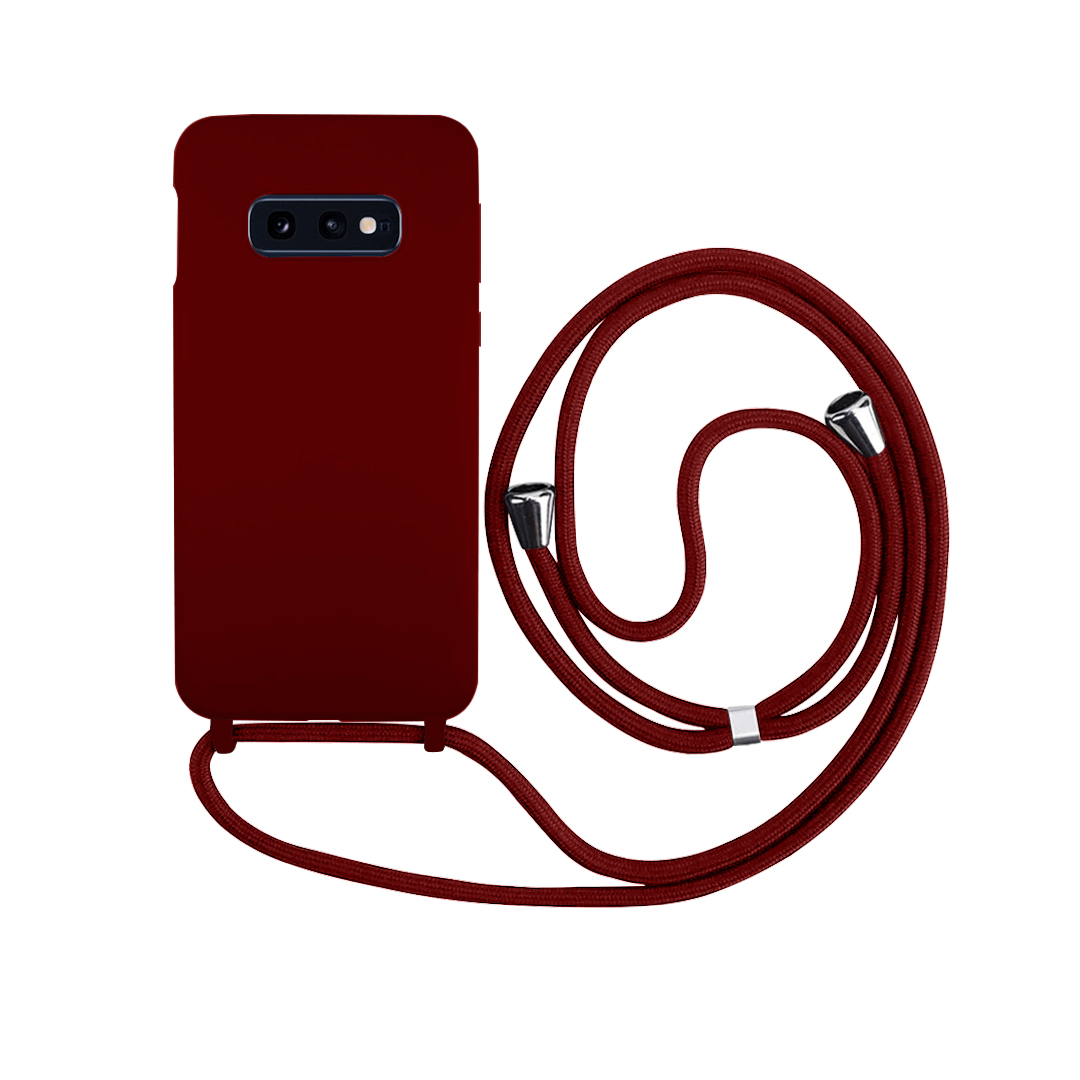 Capa com Alça Ajustável para Samsung S - Vermelho Dark (2923)