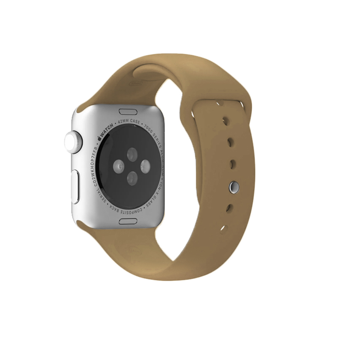 Pulseira para Apple Watch Silicone Marrom (1098)