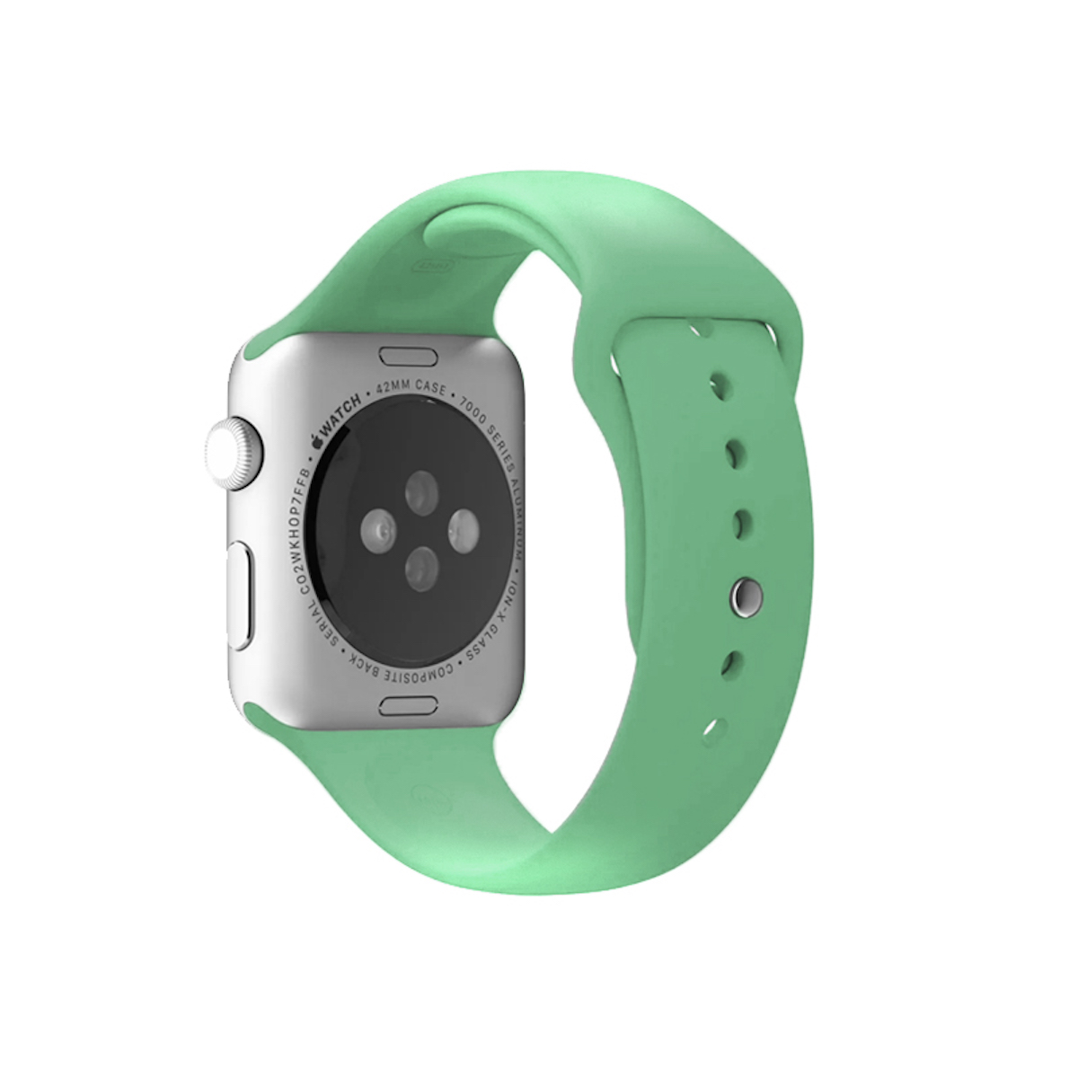 Pulseira para Apple Watch Silicone Verde água (2009)