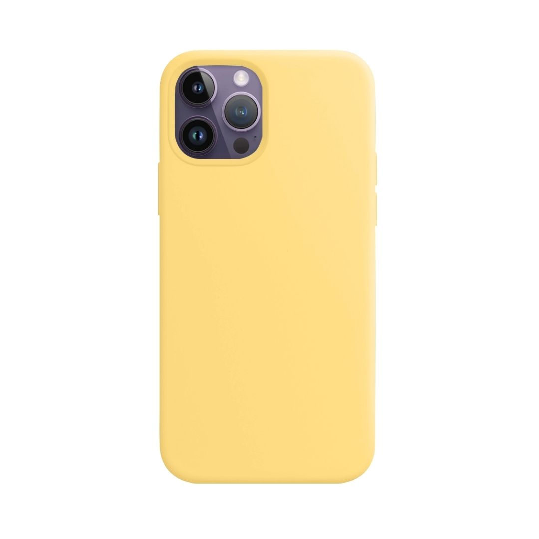 Capa Silicone MagSafe para iPhone - Amarelo (2913)