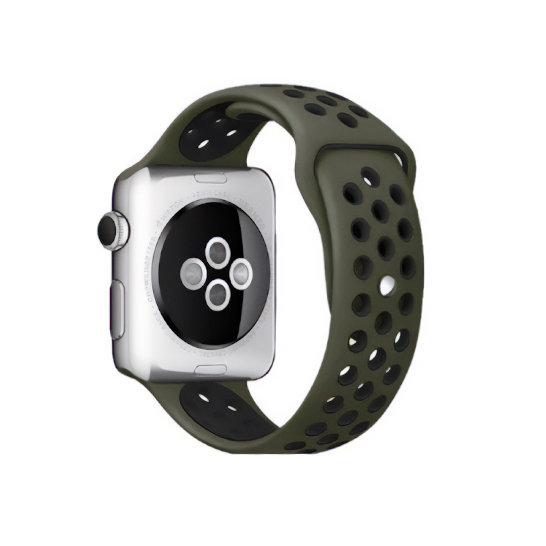 Pulseira para Apple Watch Esportiva Verde Militar (1101)