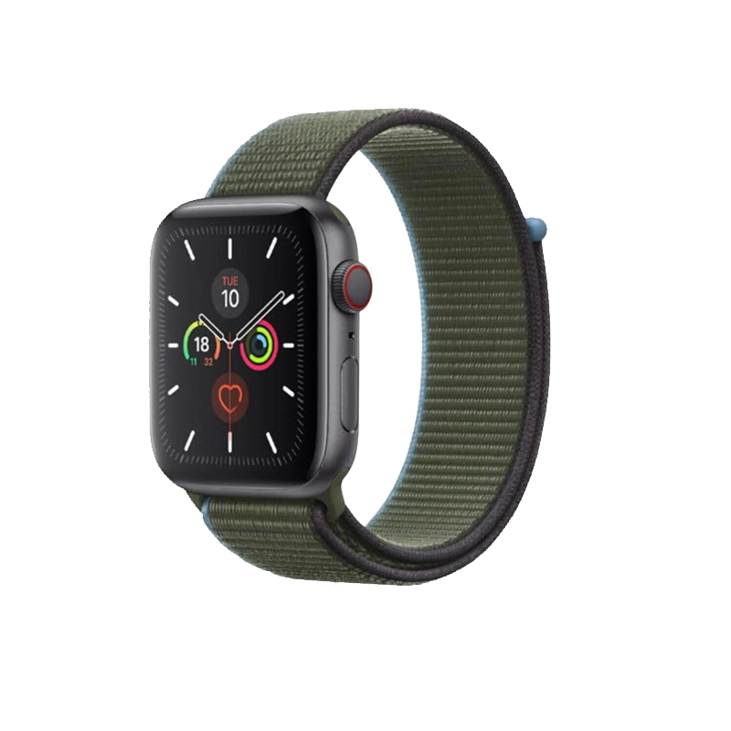 Pulseira Para Apple Watch Nylon Verde Inverno (1164)