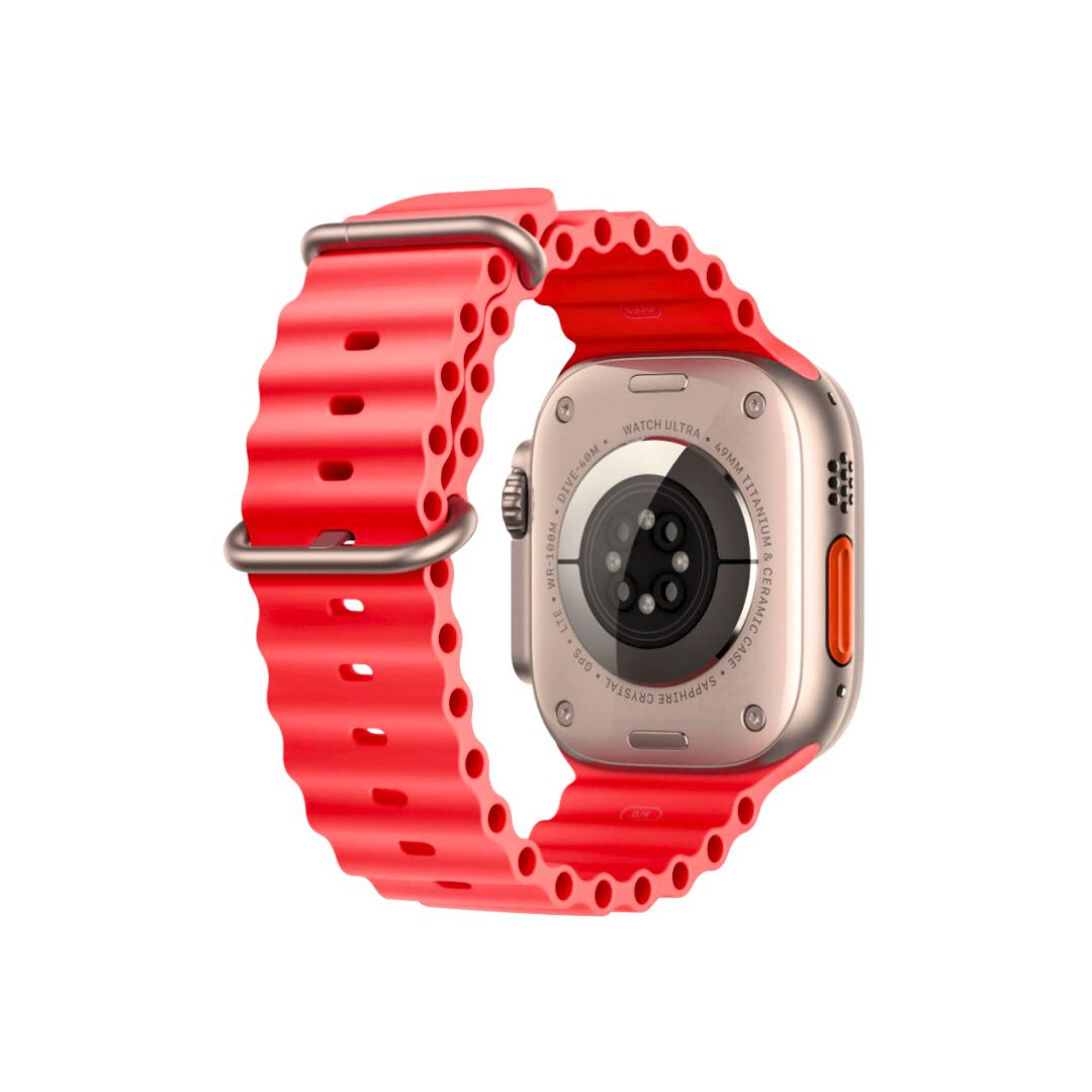 Pulseira Para Apple Watch Oceano - Vermelho (2783)