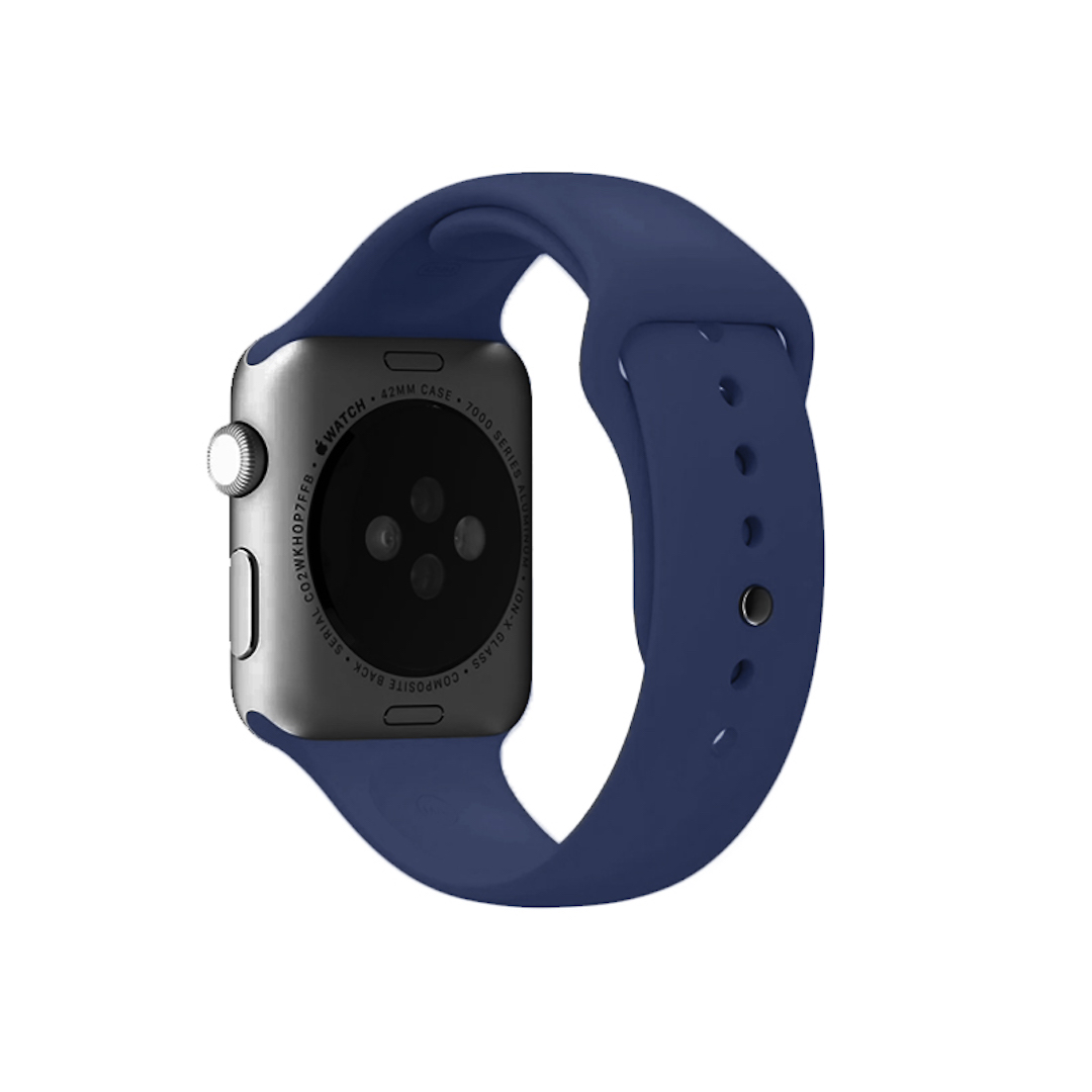Pulseira para Apple Watch Silicone Azul Meia-Noite (10120)