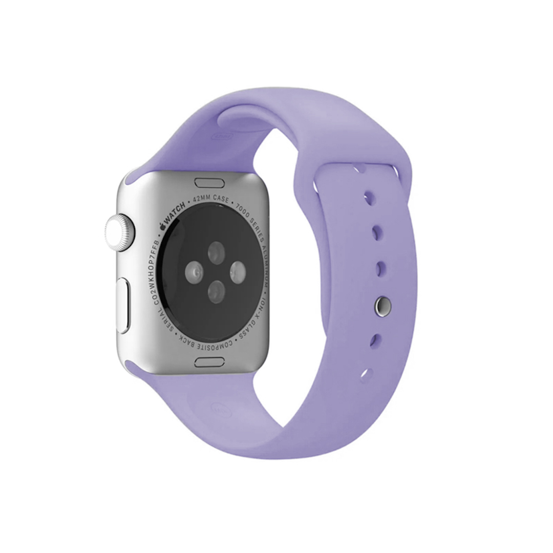 Pulseira para Apple Watch Silicone Lilás (10110)