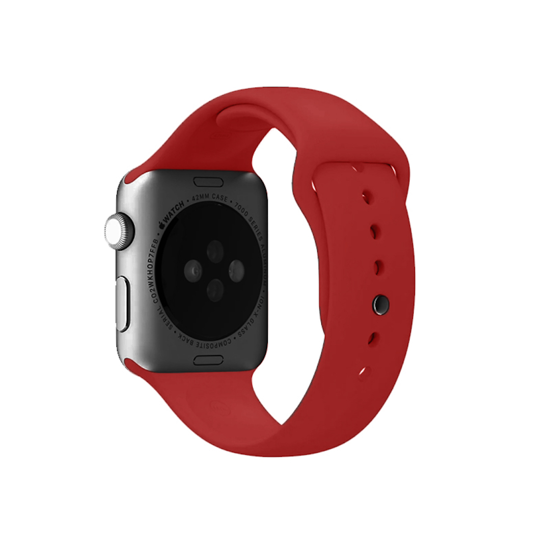 Pulseira para Apple Watch Silicone Red (1016)