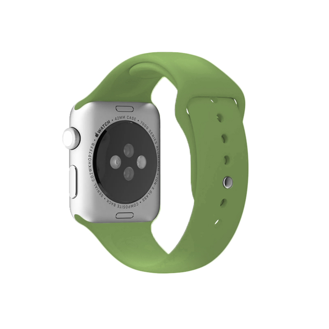 Pulseira para Apple Watch Silicone Verde (1057)