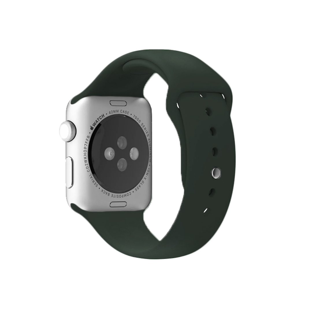 Pulseira para Apple Watch Silicone Verde Oliva (1141)