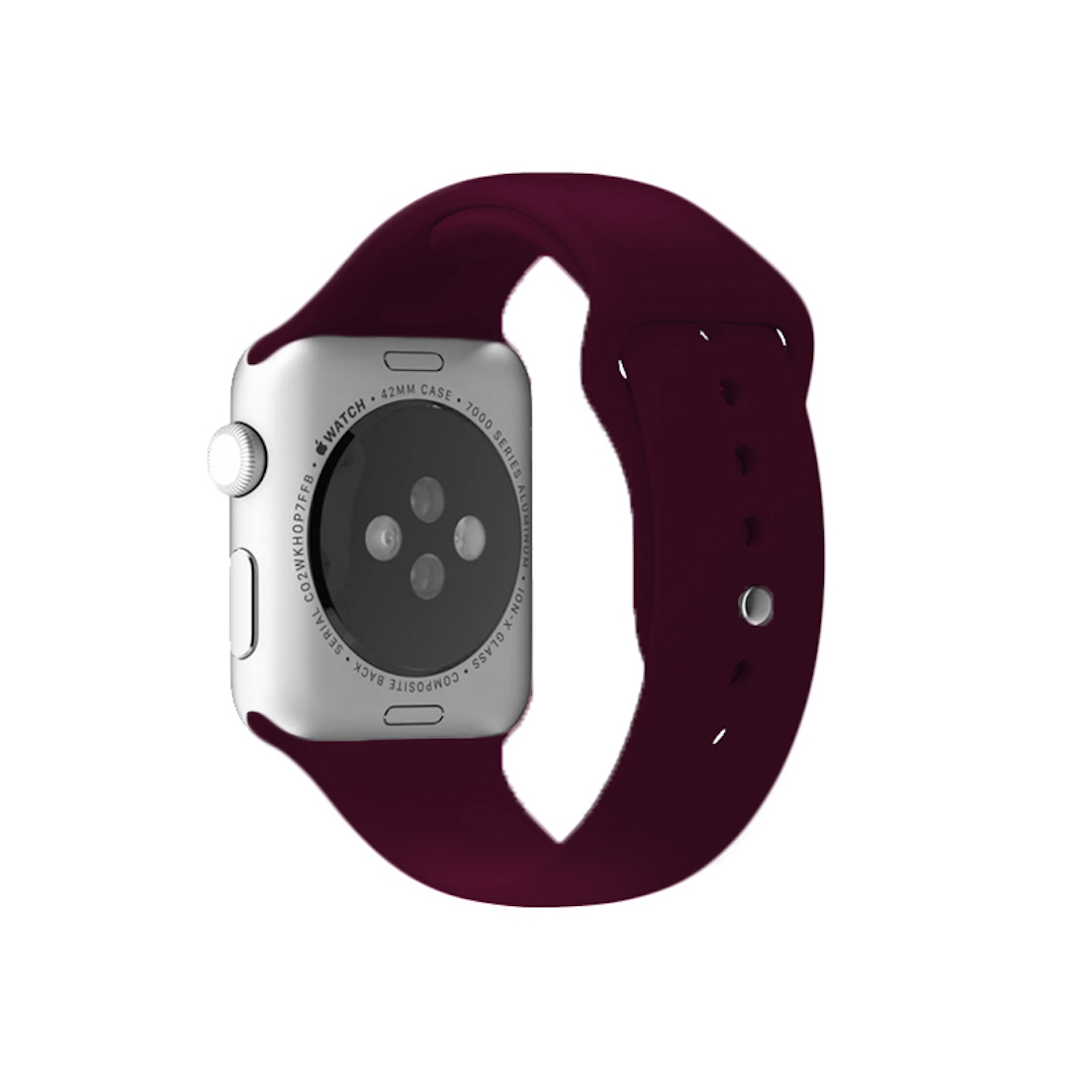 Pulseira para Apple Watch Silicone Vinho (1140)