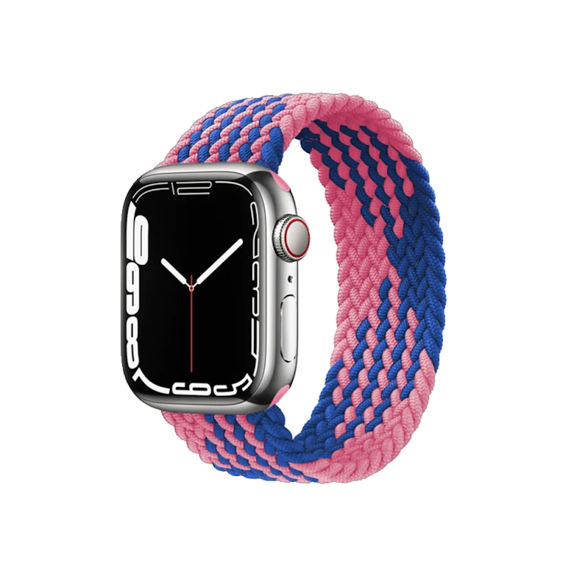 Pulseira para Apple Watch Trançada Azul/Rosa (1186)