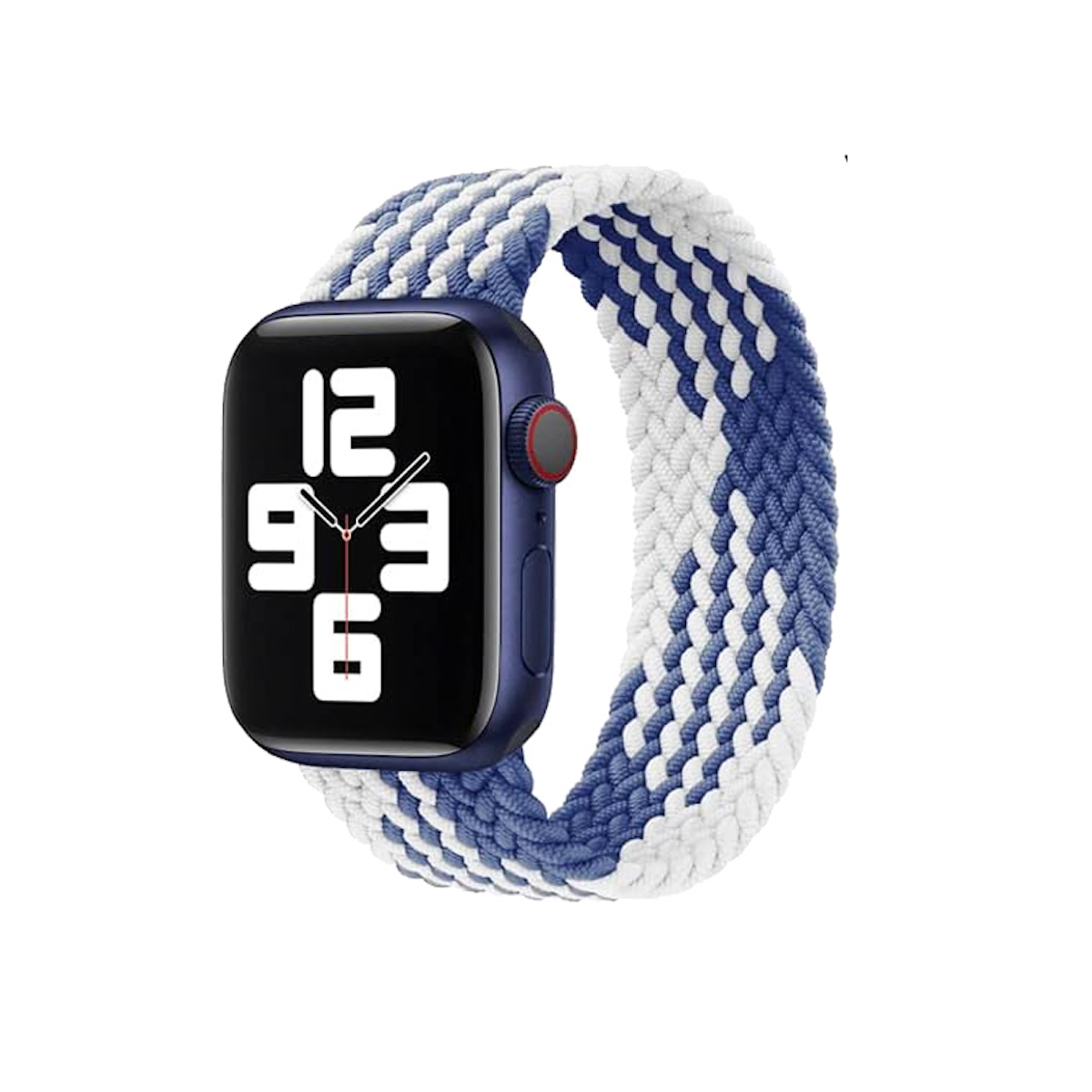 Pulseira para Apple Watch Trançada Branco/Azul (1185)