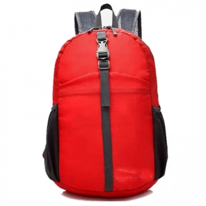 Mini Mochila Bolsa Bolsinha Pochete Necessarie Dobrável Feminina Esportiva Casual - Vermelho (11177_2931)