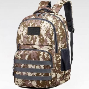 Mochila Mala Bolsa 25L Camuflada Casual Acampamento Verão Corrida Semi Impermeável - Laranja camuflado (11197_2977)