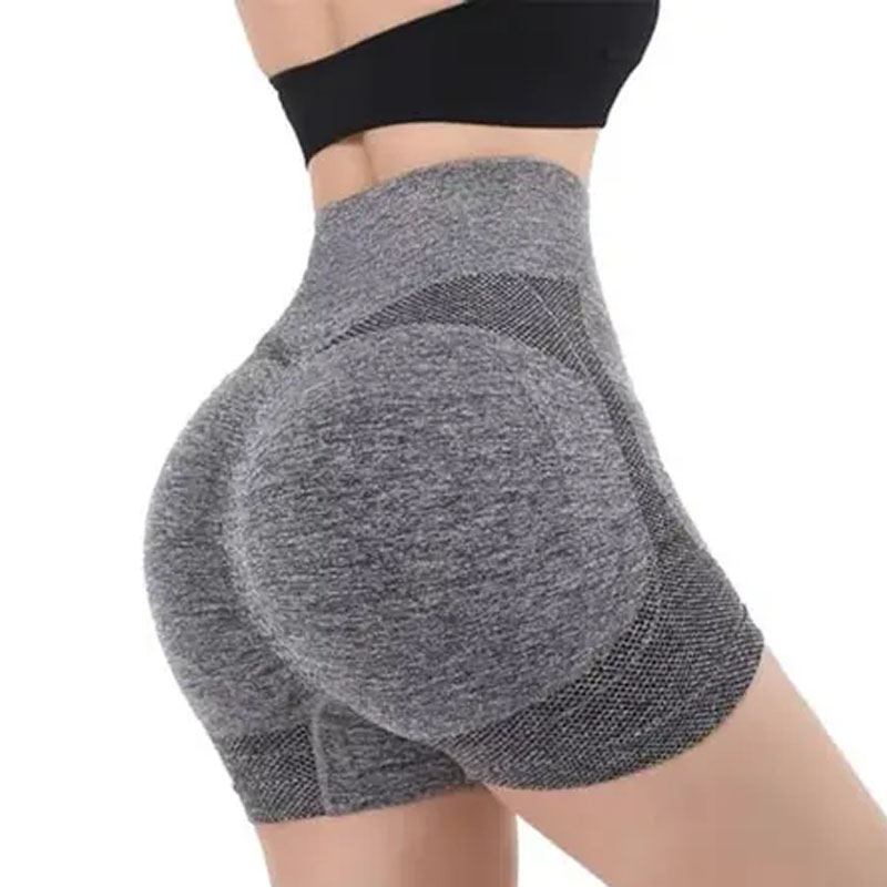 Short Levanta Bumbum Cintura Alta Treino Esportivo Yoga Academia Musculação Ginástica - Cinza (11355_3149)