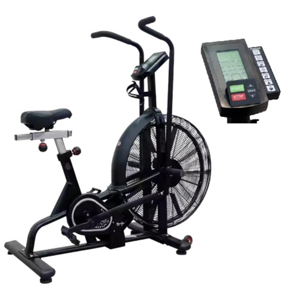 AIR BIKE PROFISSIONAL BICICLETA SPINNING CROSSFIT DISPLAY LCD AIRBIKE ERGOMETRICA ACADEMIA EM CASA PROFISSIONAL (4908)