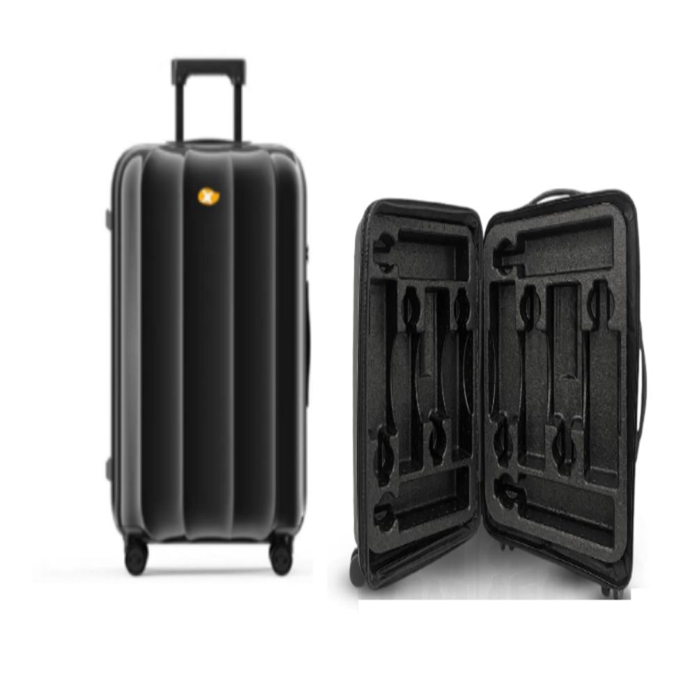 MALA VIAGEM TRANSPORTE DE VINHO 12 GARRAFAS GRANDE COLMEIA ESPUMA 12 ESPUMANTES WINEBAG PROTEÇAO MAXIMA (7945)