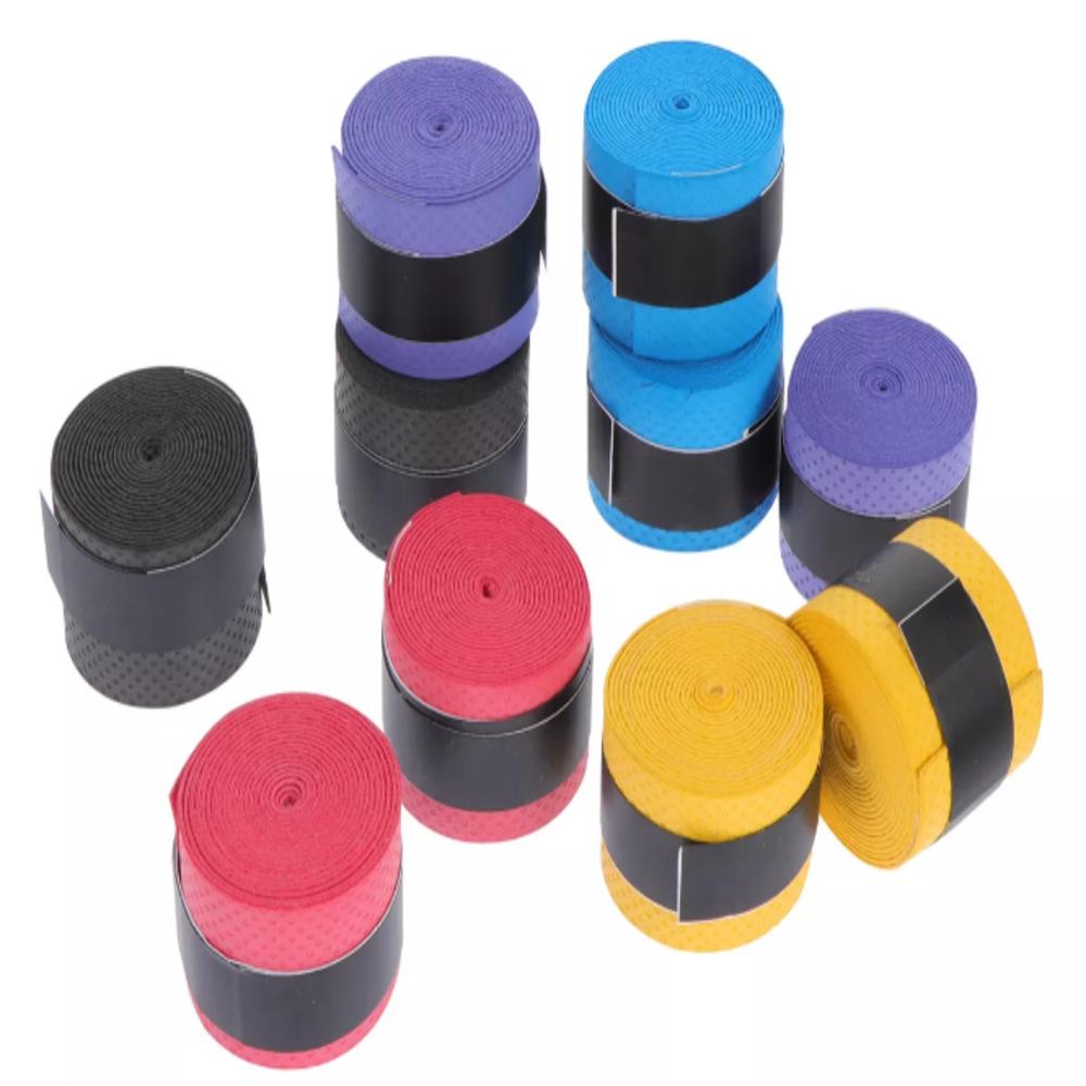 OVERGRIP KIT COM 10 GRIP TENIS BEACH TENNIS BADMINTON RAQUETE PICKLEBALL PADEL SQUASH SUPER GRAP PACK (7960)