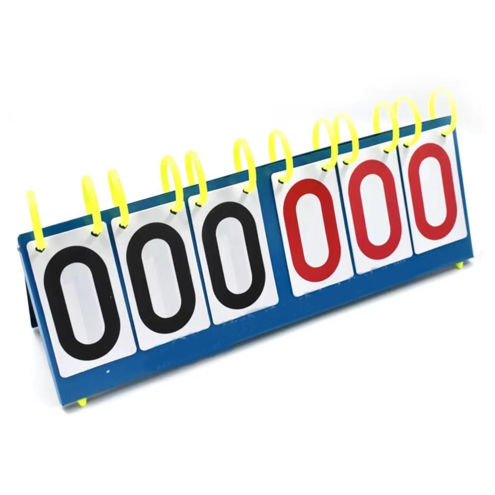 PLACAR 6 DIGITOS DE MESA GRANDE CONTADOR DE PONTOS TRIPLO 999 PONTOS MARCADOR MANUAL BASQUETE FUTEBOL VOLEI (137)