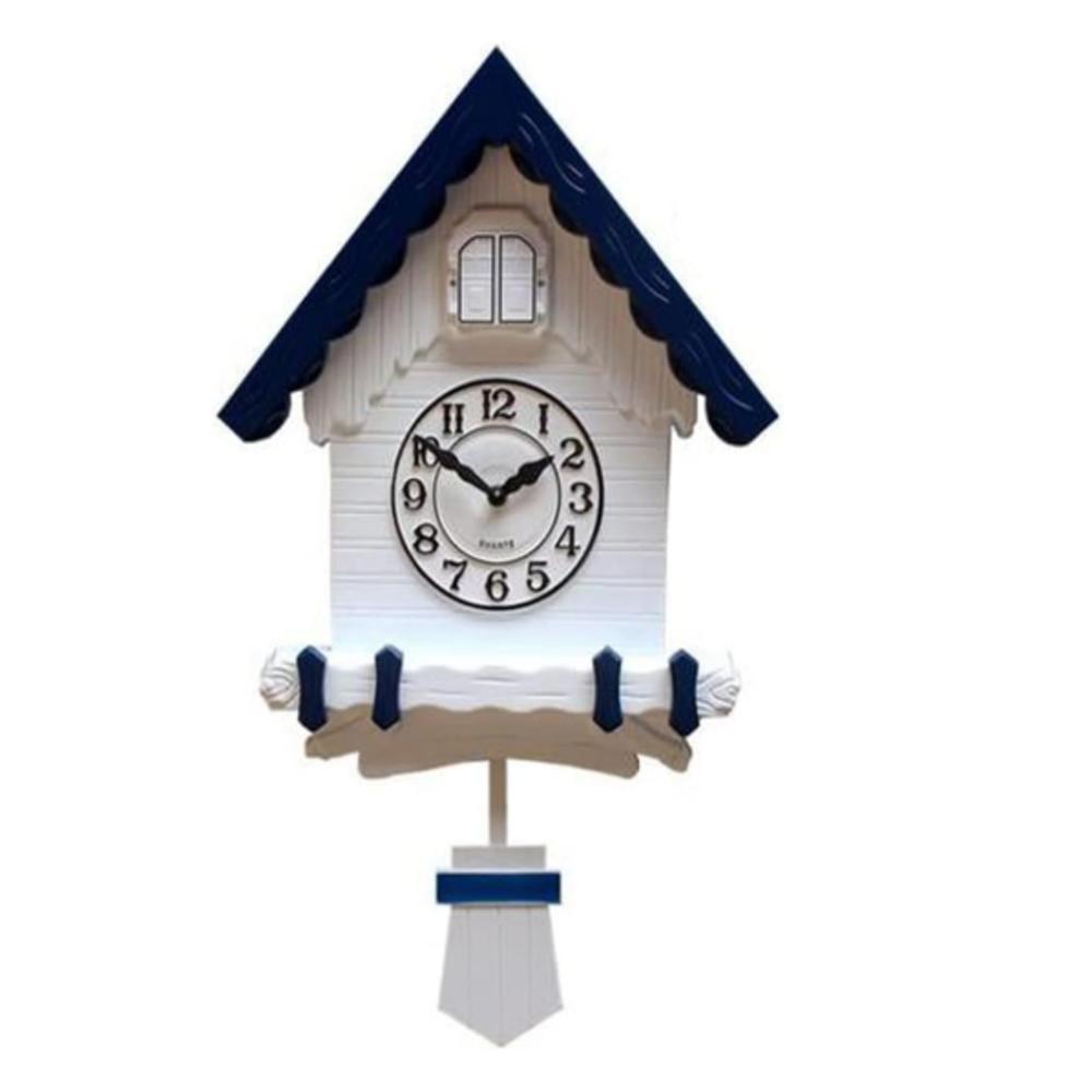 RELOGIO CUCO DE PAREDE 3D PENDULO MUSICAL ESTILO MADEIRA ALEMAO VINTAGE DECORATIVO ESCRITORIO SALA PASSARO (7946)