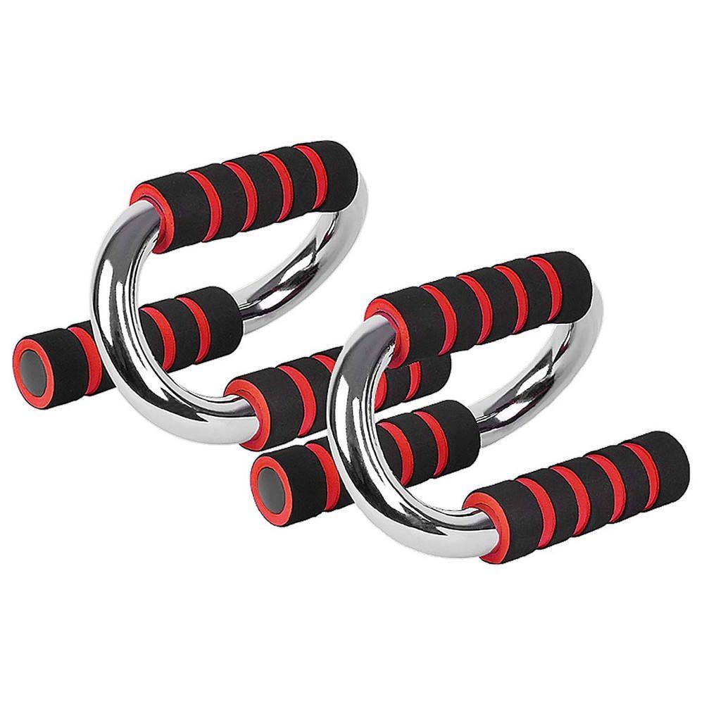 SUPORTE PARA FLEXAO APOIO DE CHAO BARRA TREINO OMBRO TRICEPS PEITO ABDOMEN PRANCHA ACADEMIA EM CASA APARELHO PUSH UP FIT (4103)