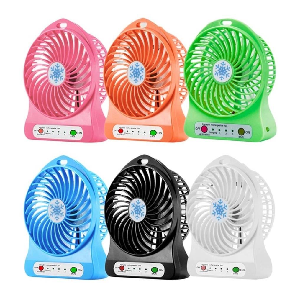 VENTILADOR PORTATIL MINI CIRCULADOR DE AR DE MESA SEM FIO 3 VELOCIDADES LANTERNA MULTIFUNCIONAL RECARREGAVEL (3468)