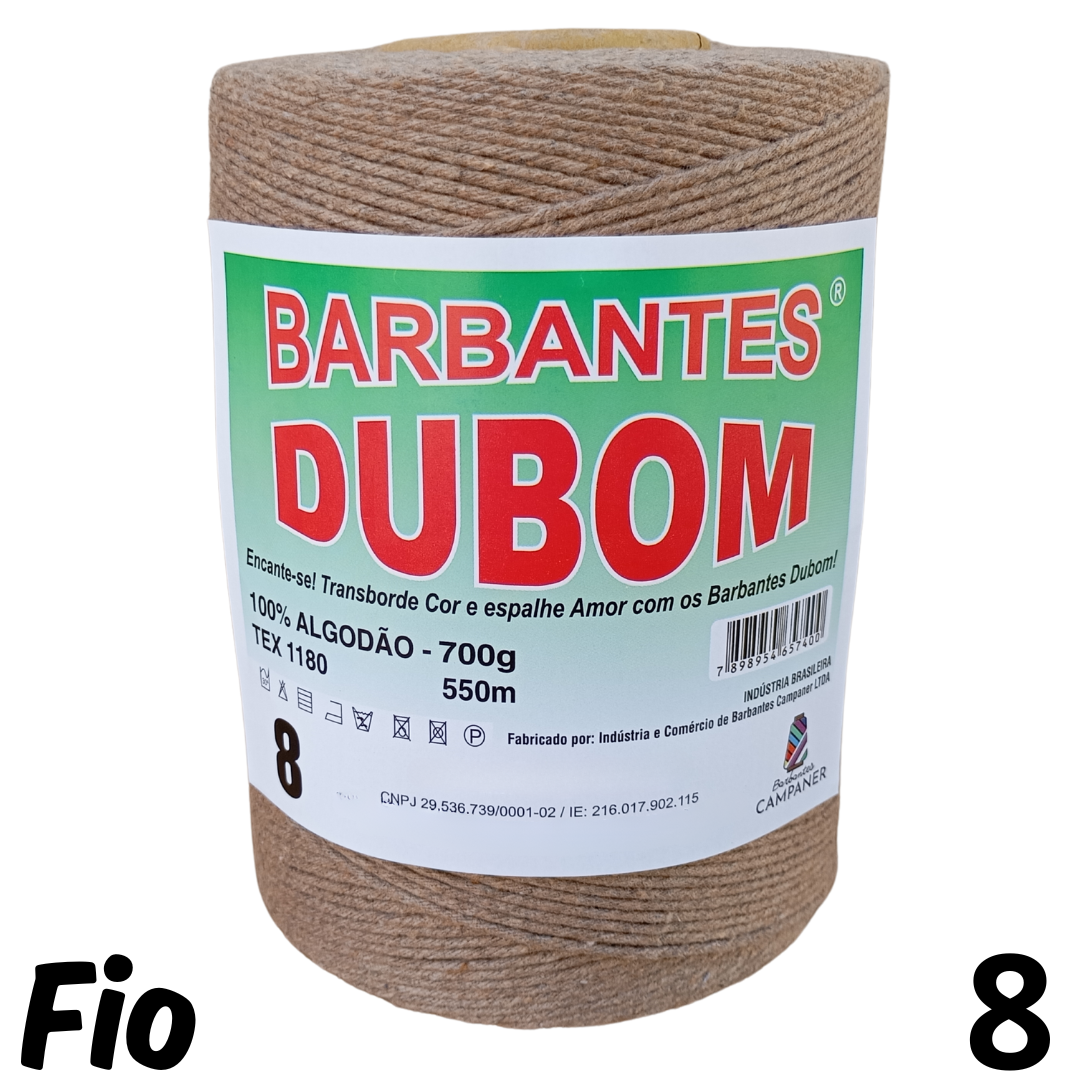 Barbante Dubom Kraft - 700 Gr - Fio 8 - 550m (1042)