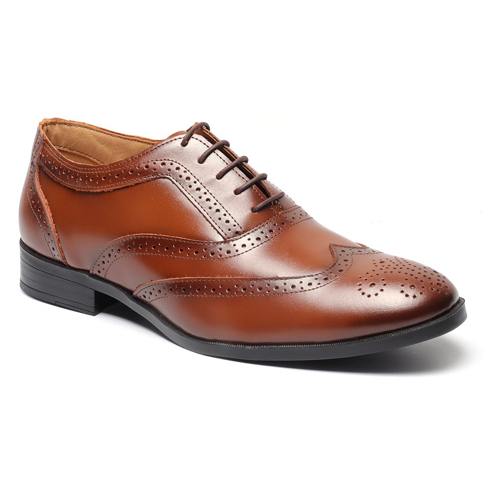 Sapato Social Oxford Cromo Argentino Caramelo (YTH404CRMCML)