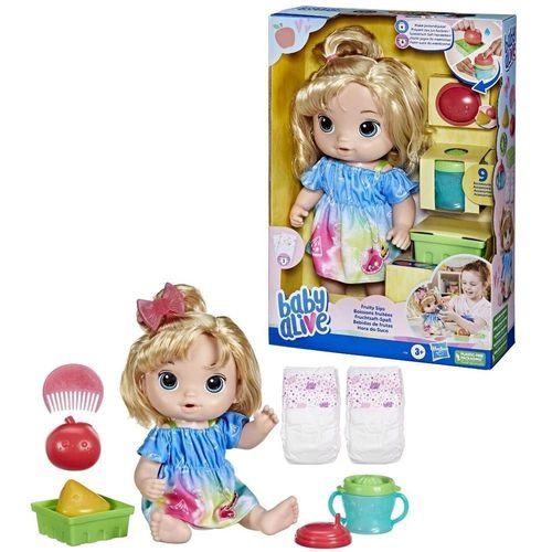 Boneca Baby Alive Hora Do Suco Loira F7356 Hasbro (17552)