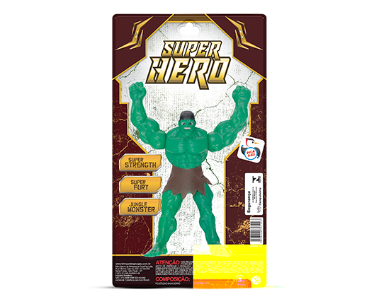 Boneco Hulk Super Hero Pica-Pau (85430)