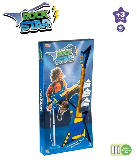 Guitarra Rock Star Zoop - Zoop Toys ZP00219 (0109350)