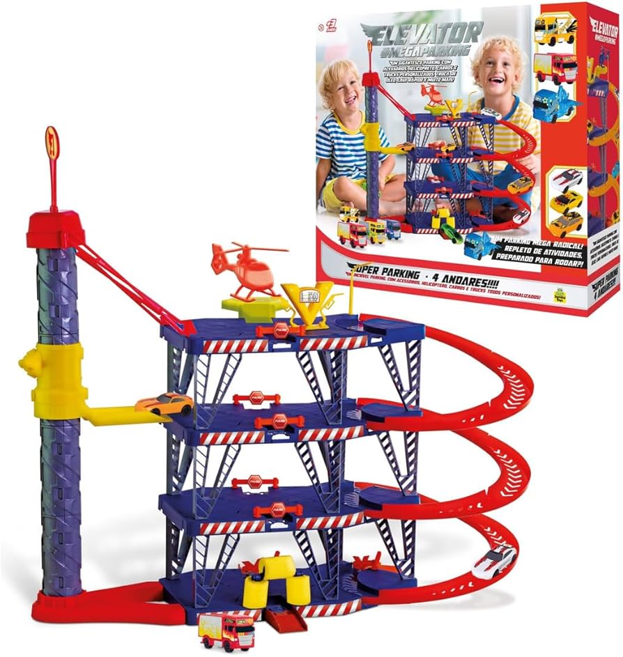 Pista De Garagem 4 Estações Volcano Cor Azul-marinho (105113)