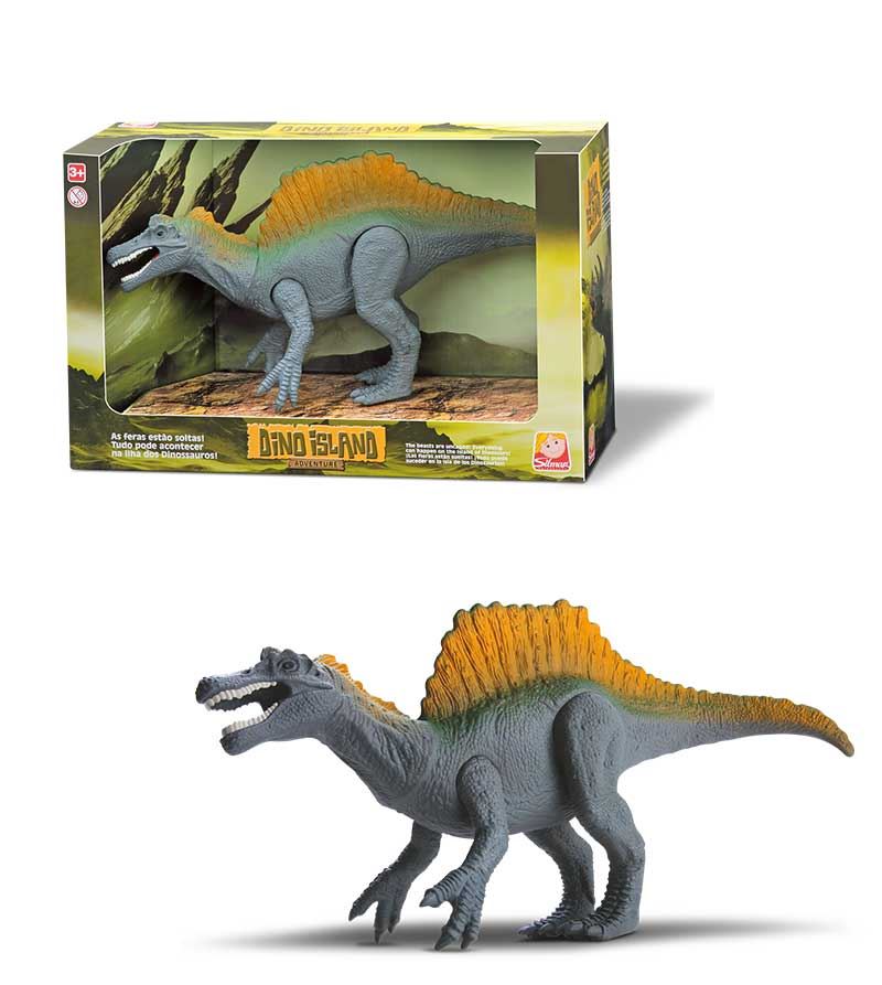 Spinossauro Boneco Coleção Dino Island Em Vinil - Silmar (149306)