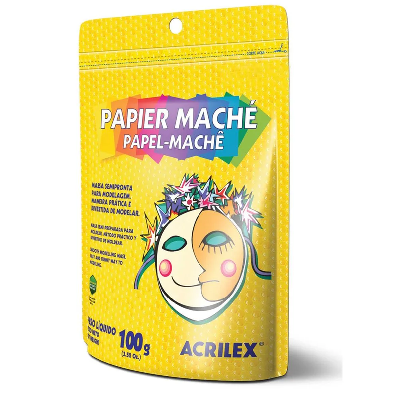 Papel  Machê - Acrilex (7891153014258)