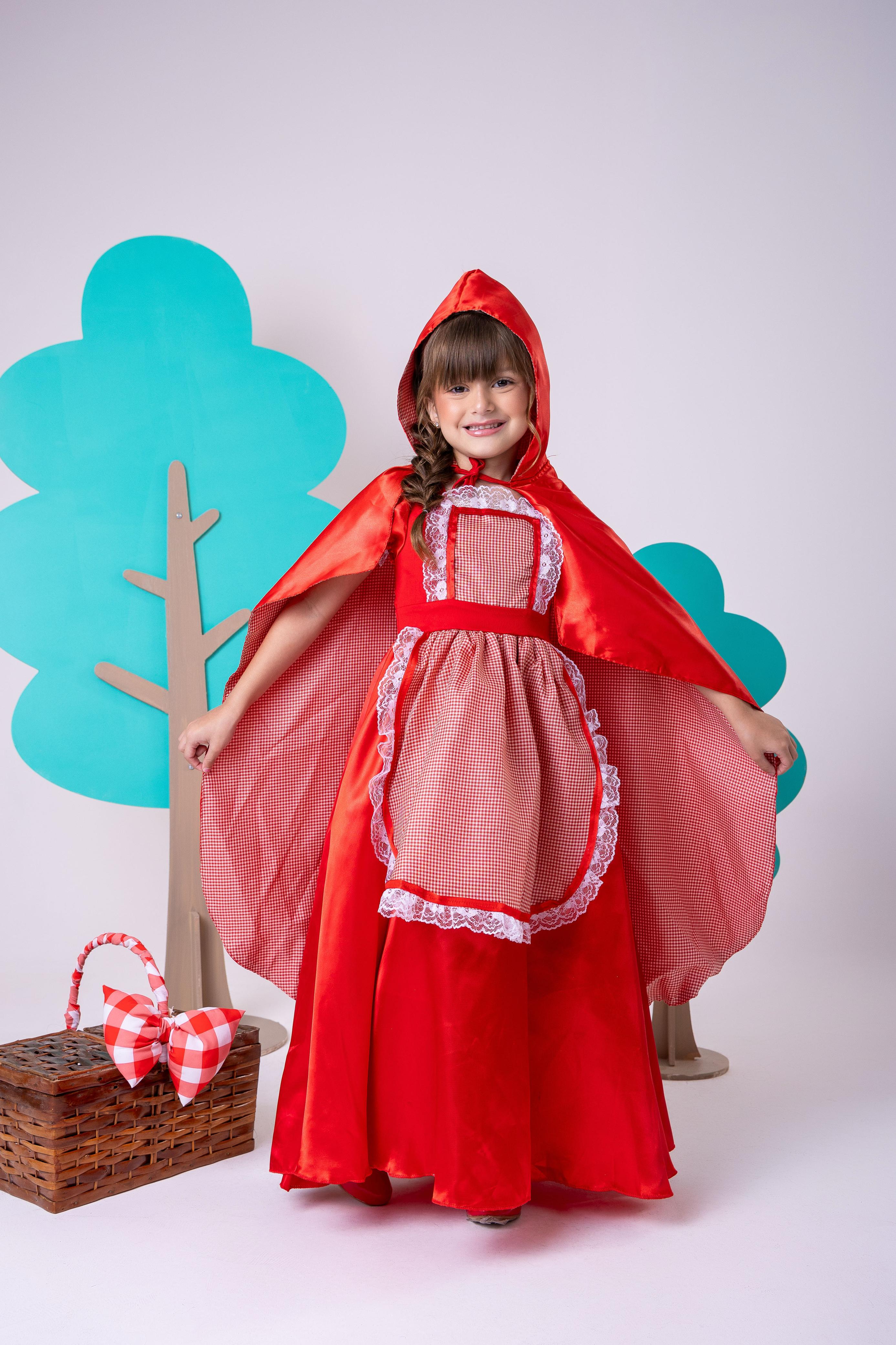 Fantasia Princesa Belli Chapeuzinho Vermelho (FANTPRNCBLLCHPZNVMRL)