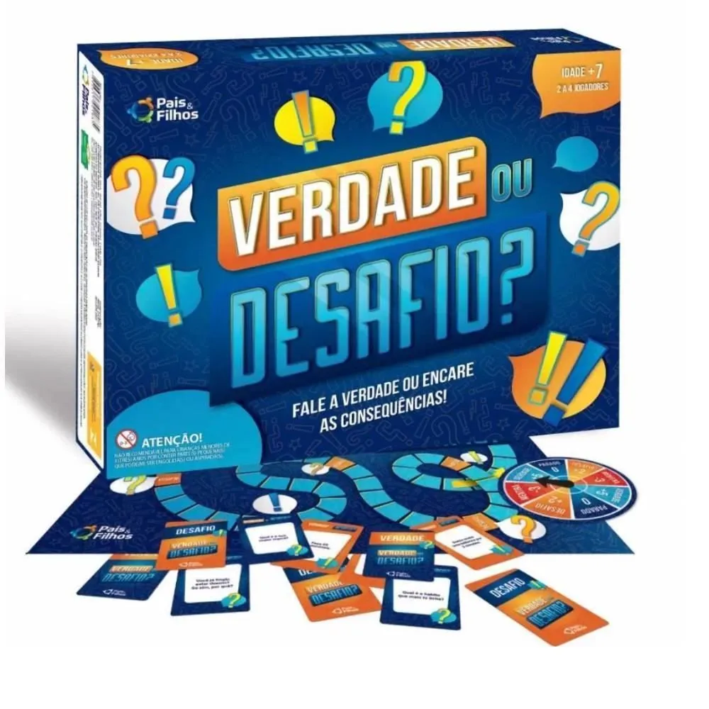 Jogo Verdade ou Desafio – Pais & Filhos (0121372)