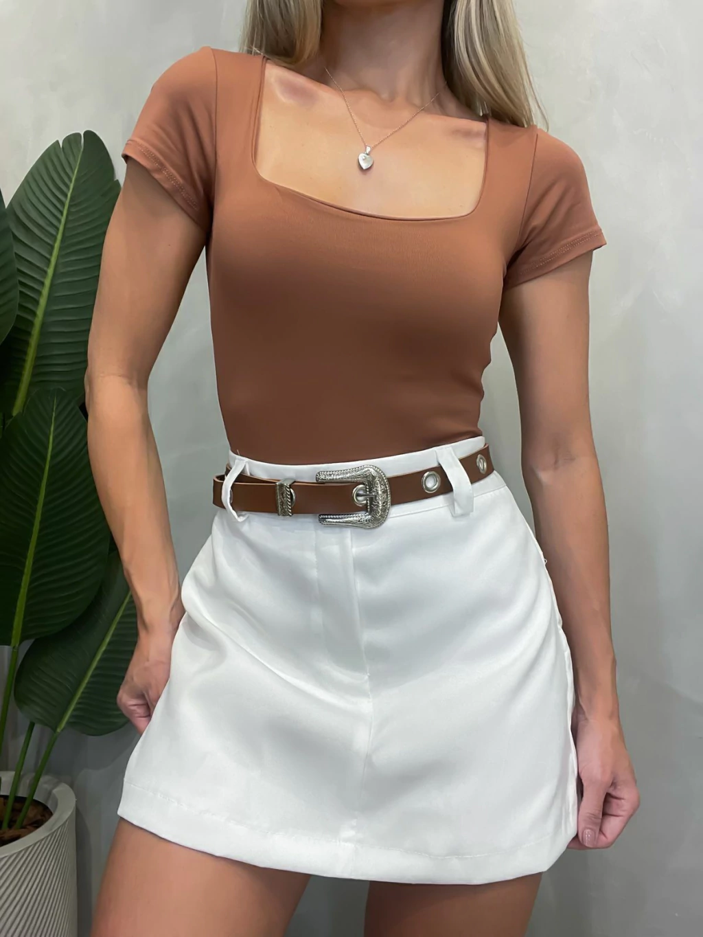 Short Saia Feminino Alfaiataria Livia Ref. 1367 (12345670018924204770)
