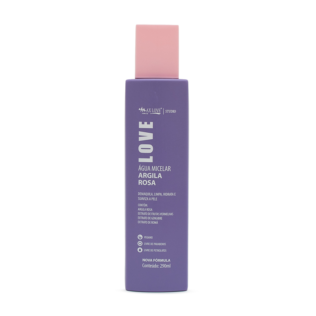 Água Micelar Argila Rosa Max Love 290ml (725516)