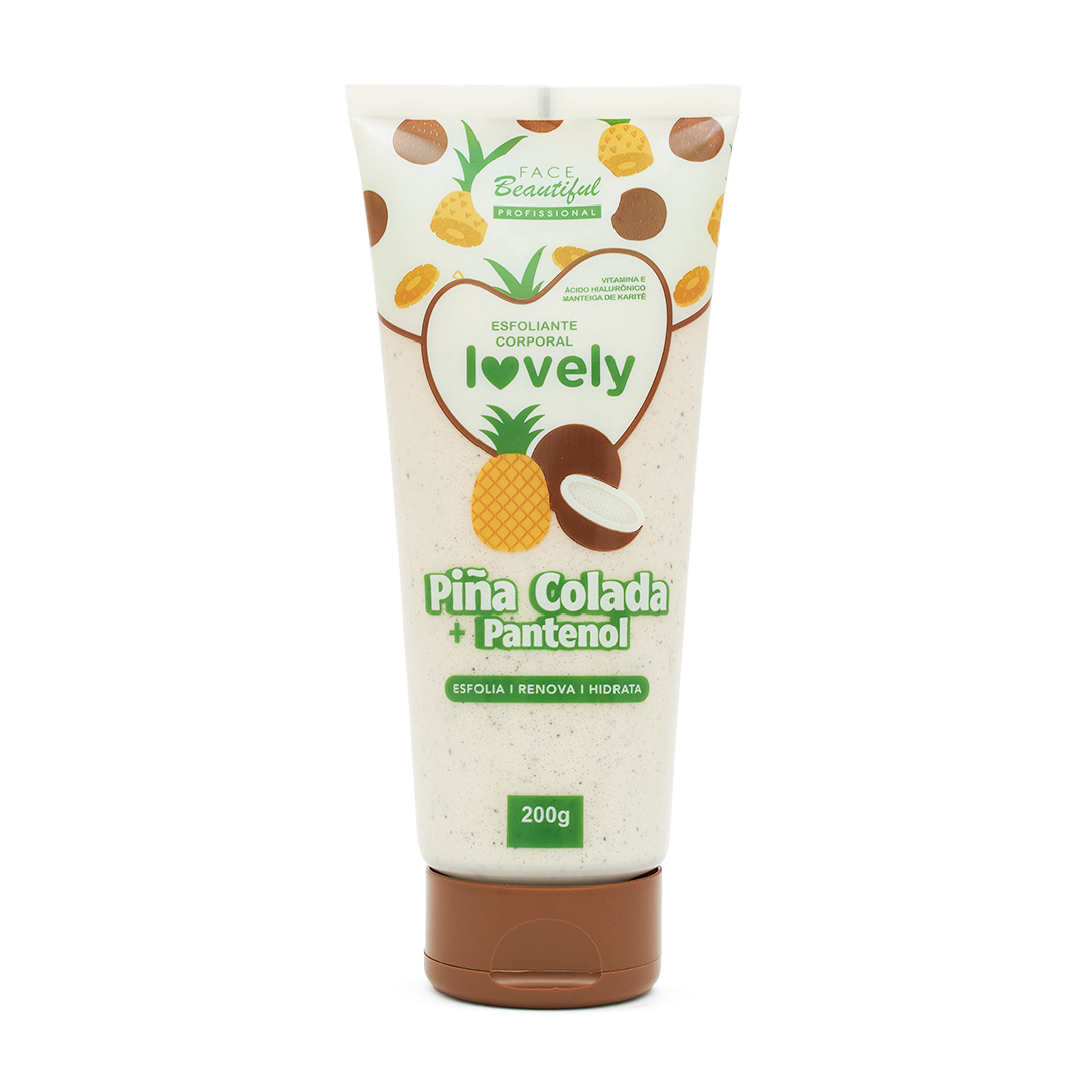 Esfoliante Corporal Lovely Piña Colada + Pantenol Face Beautiful 200g (725478)