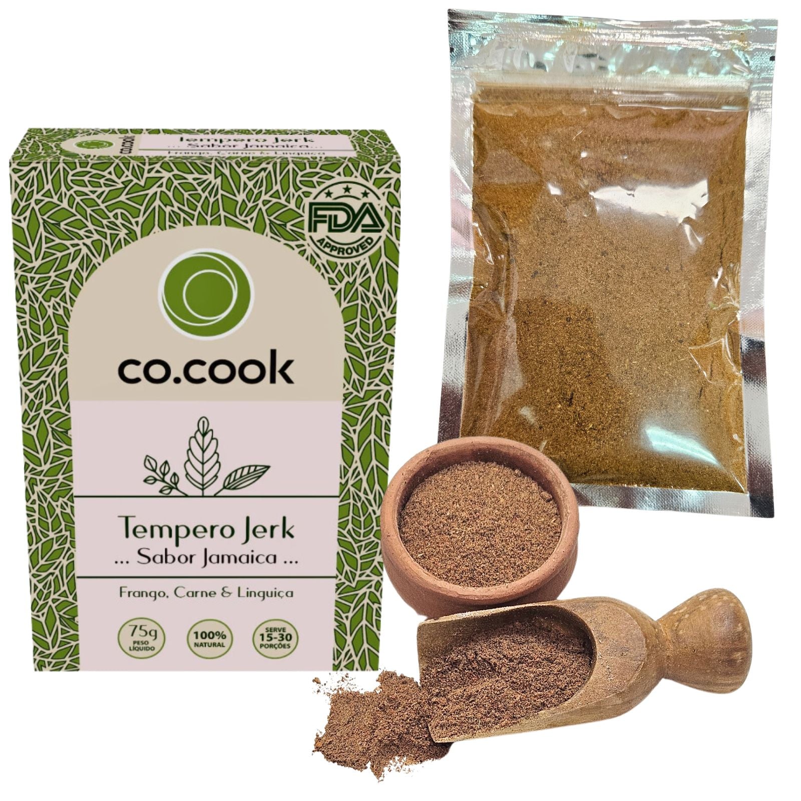 CoCook Especiaria Natural Tempero Jerk Sabor Jamaica 75g (COJKJA75)