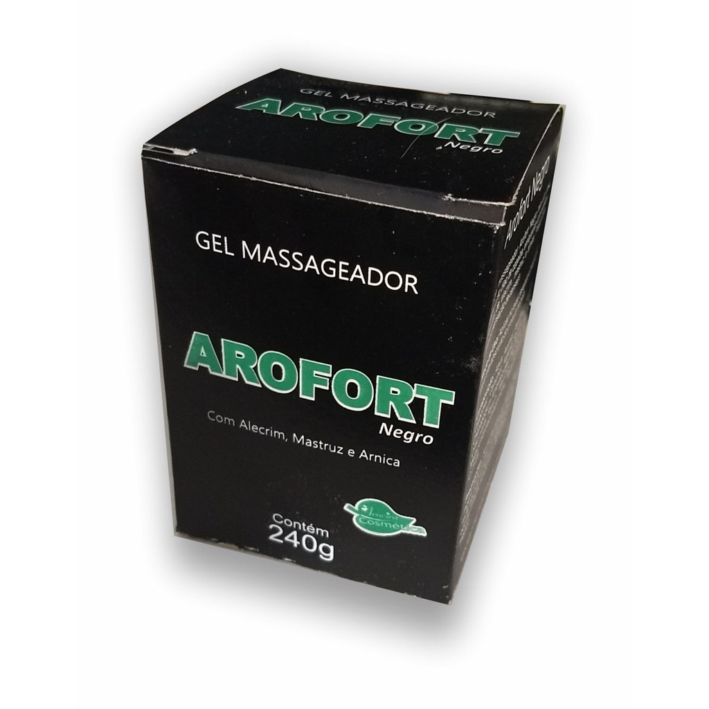 Gel Massageador AROFORT 240g - Aroeira Cosmética - Copaíba e Alecrim - Sensação Refrescante (7898351965597)