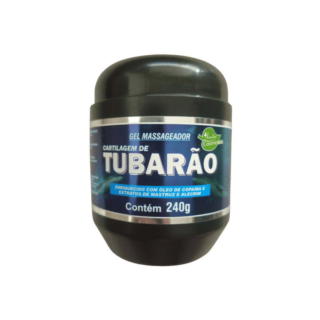 Gel Massageador Cartilagem de Tubarão - Aroeira Cosmética - 240g - Enriquecido com Óleo de Copaíba (7898351965443)