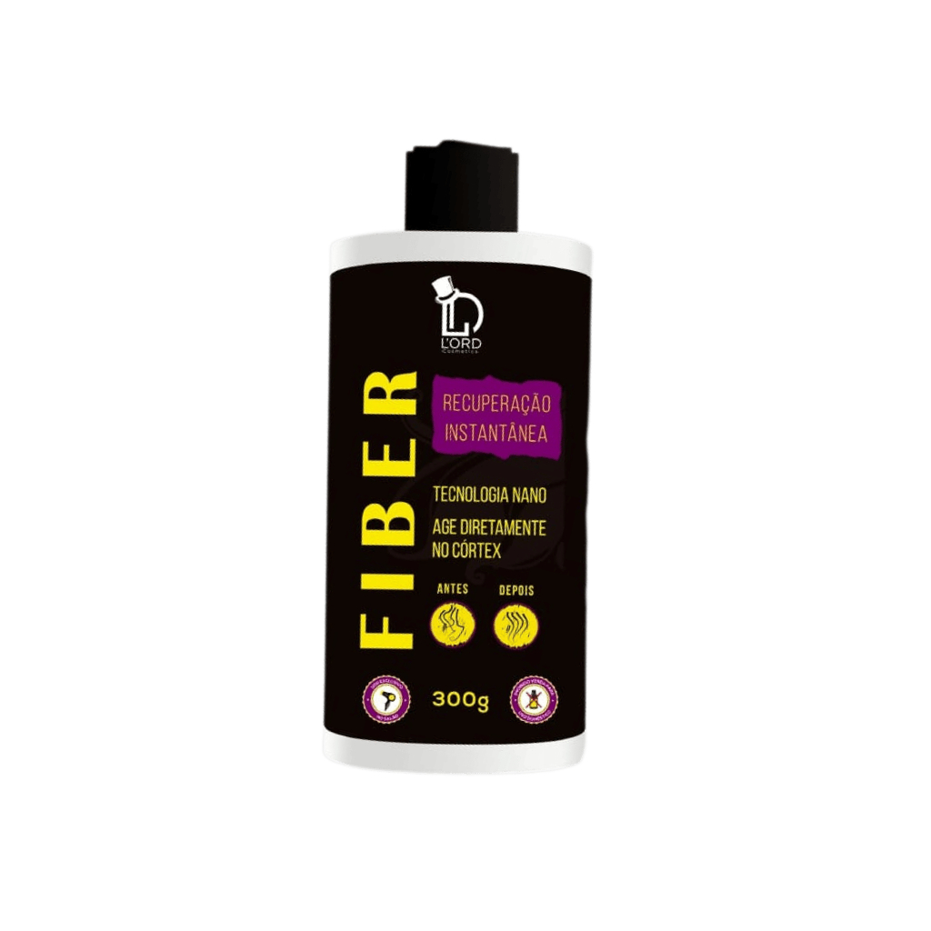 Fiber Capilar - Recuperação Instantânea com Tecnologia Nano 300g - Profissional - Lord Cosméticos (7892649300695)