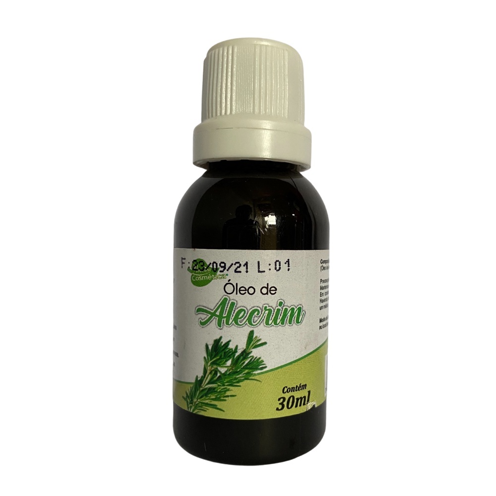 Óleo de Alecrim 30mL Aroeira Cosmética - 100% Vegetal, Natural e Vegano - Fortalece e Hidrata (7898744460791)