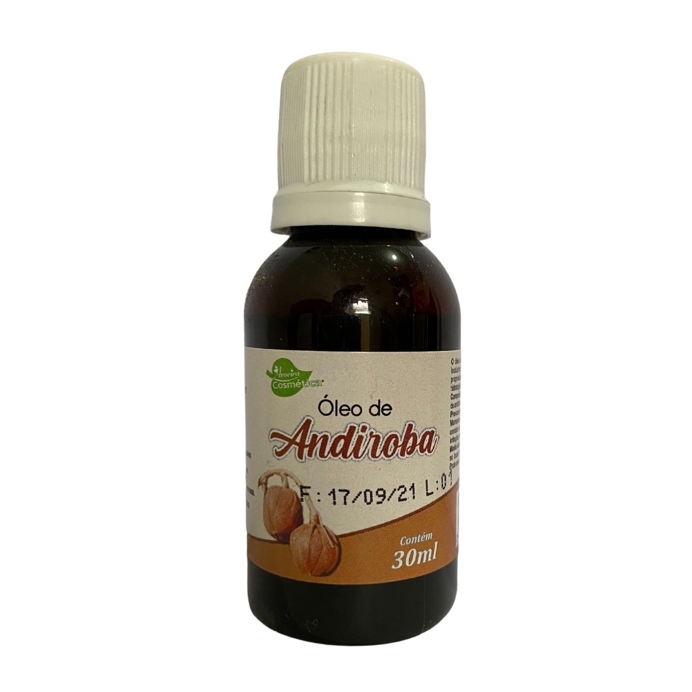 Óleo de Andiroba 30mL Aroeira Cosmética – 100% Natural, Vegano e Multifuncional (7898351966242)