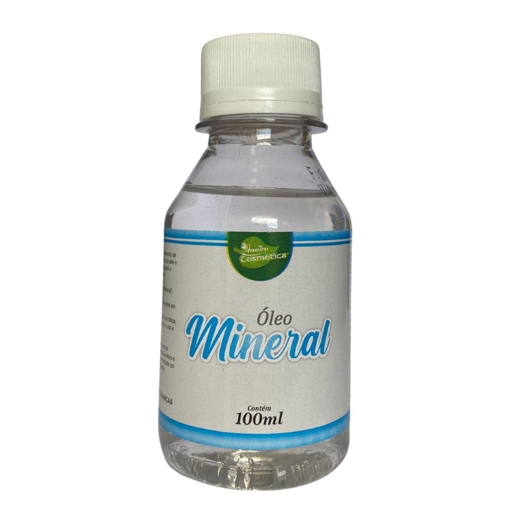 Óleo Mineral 100% Puro 100mL - Hidratação Profunda para Corpo e Cabelos - Aroeira Cosmética (AR-7898351966037)